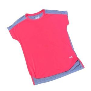Under Armour Kids Pink and Gray Shirt